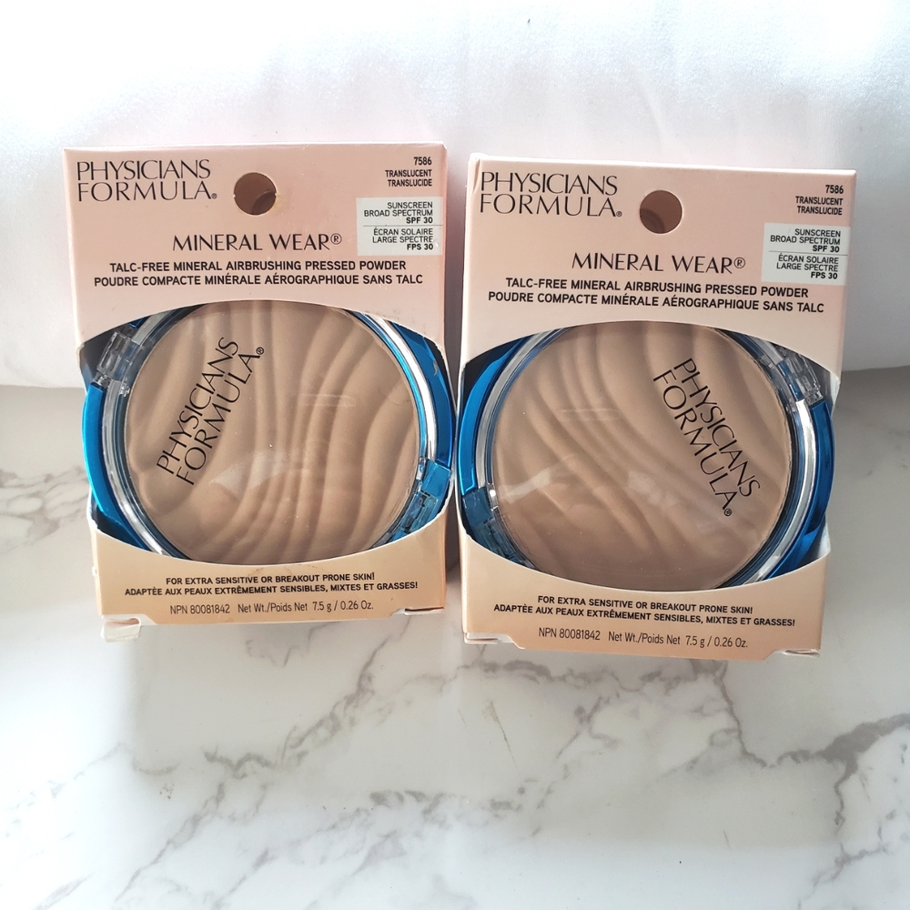 Physicians Formula Mineral Wear Pressed Powder. Translucent 7586.
